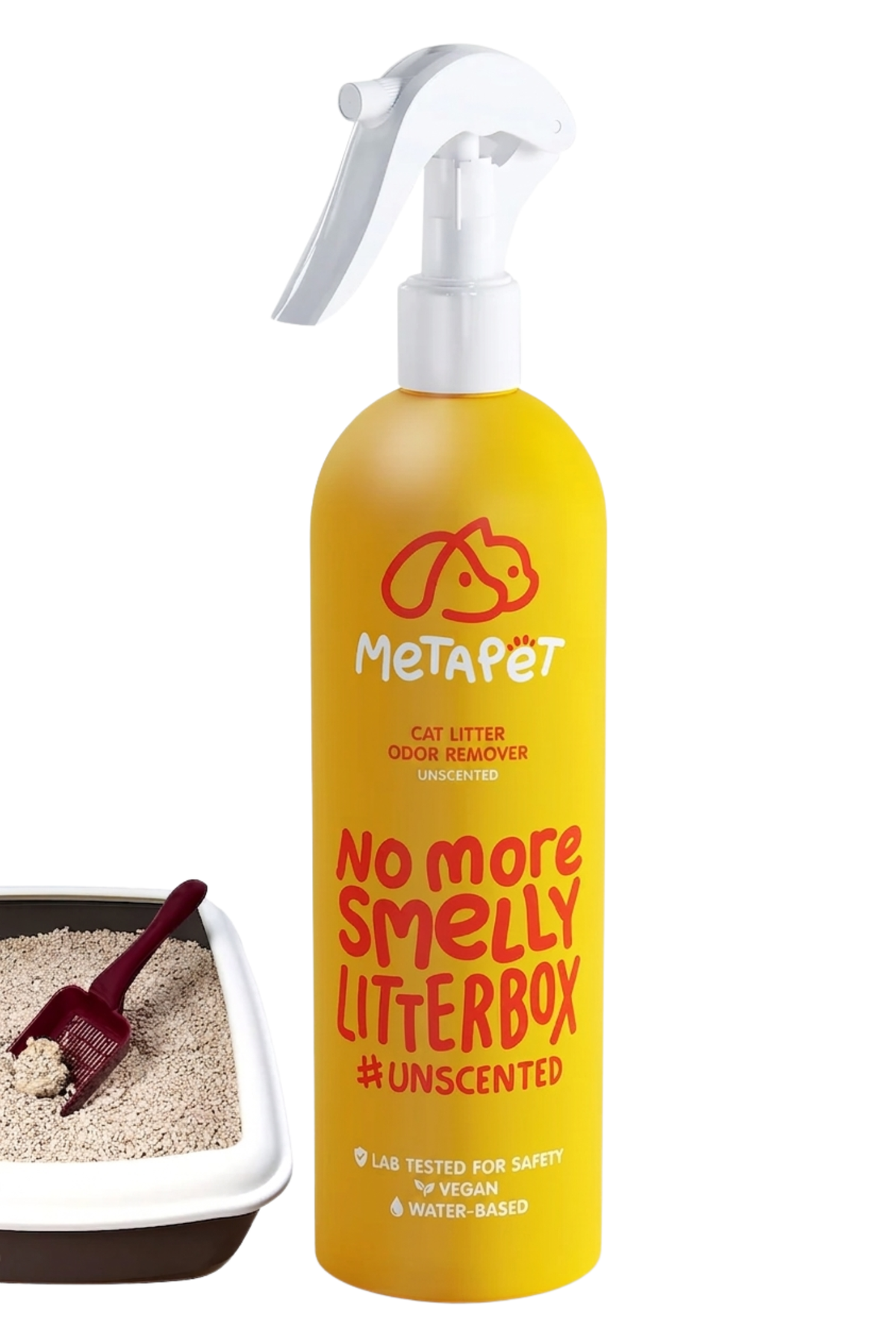 MetaPet No More Smelly Litterbox — Litter & Toilet Deodorizer Spray (13.5 fl oz / 400 ml)