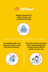 MetaPet Bye Ticks Goodbye Parasites — Dry Foam Shampoo for Cats (6.8 fl oz / 200 ml)