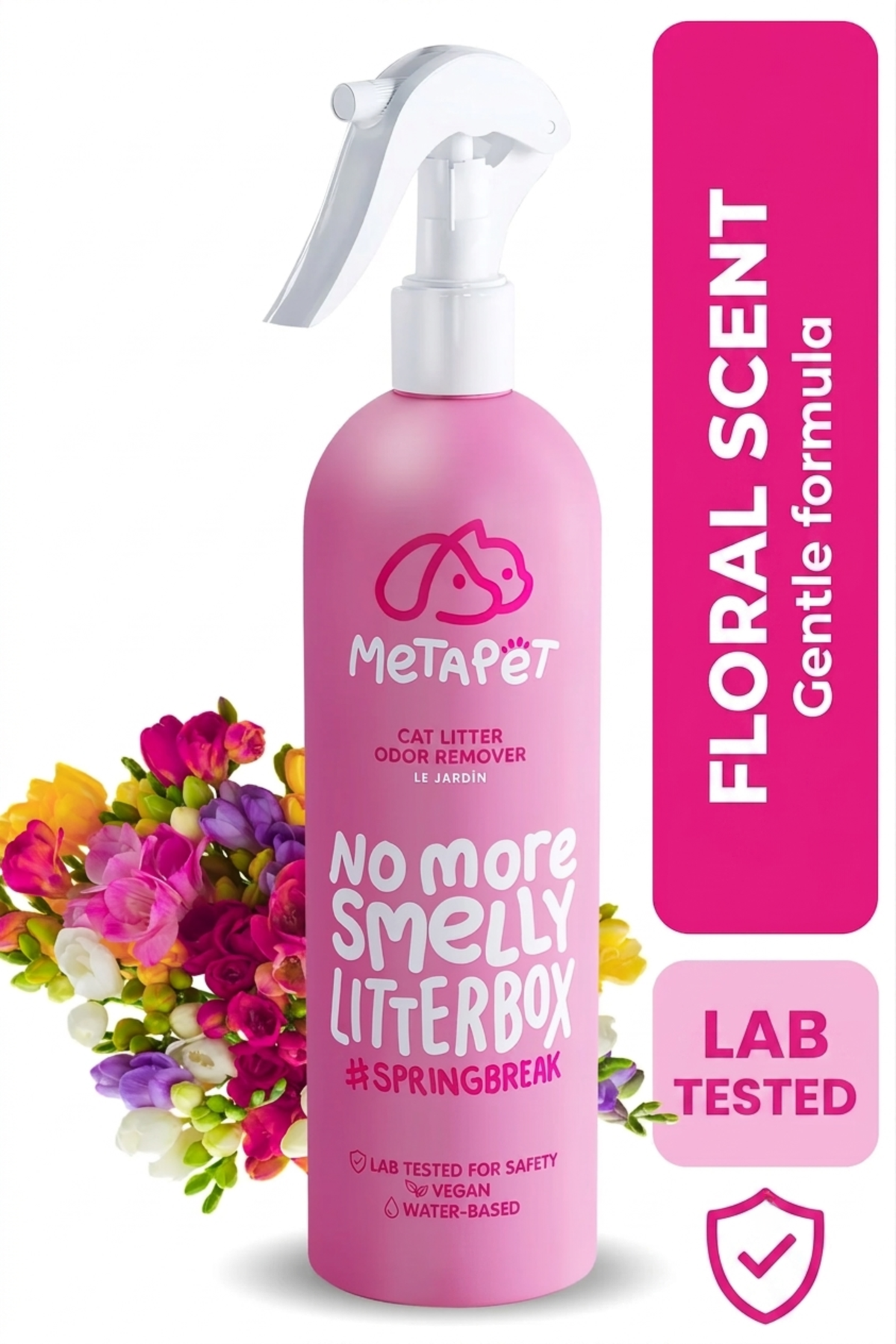 MetaPet No More Smelly Litterbox — Litter & Toilet Deodorizer Spray (13.5 fl oz / 400 ml)