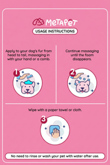 MetaPet A Dog From Paris — Waterless Dry Foam Shampoo for Dogs (6.8 fl oz / 200 ml)