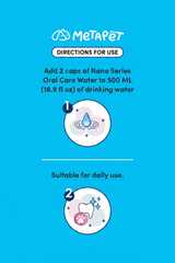 MetaPet Nano Silver Dental Care — Mouthwash Solution for Cats & Dogs (5 fl oz / 150 ml)