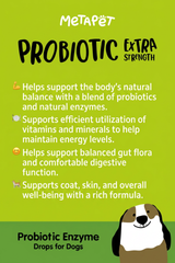 MetaPet Probiotic Drops for Dogs (1.7 fl oz / 50 ml)