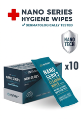 Toallitas Húmedas de Higiene y Cuidado con Nanoplata MetaPet para Gatos y Perros (10 Toallitas)