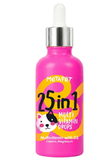 MetaPet 25-in-1 Multivitamin Drops with D3 for Cats (1.7 fl oz / 50 ml)