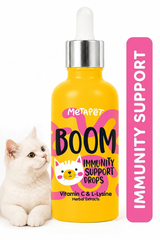 MetaPet Boom Immunity Booster — Immune Support Drops for Cats (1.7 fl oz / 50 ml)