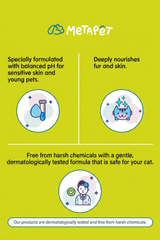 MetaPet Oh My Sensitive Baby! — Waterless Dry Foam Shampoo for Cats (6.8 fl oz / 200 ml)