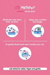 MetaPet No More Smelly Litterbox — Litter & Toilet Deodorizer Spray (13.5 fl oz / 400 ml)