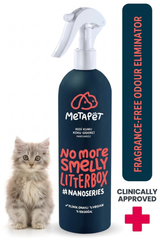 MetaPet No More Smelly Litterbox — Litter & Toilet Deodorizer Spray (13.5 fl oz / 400 ml)