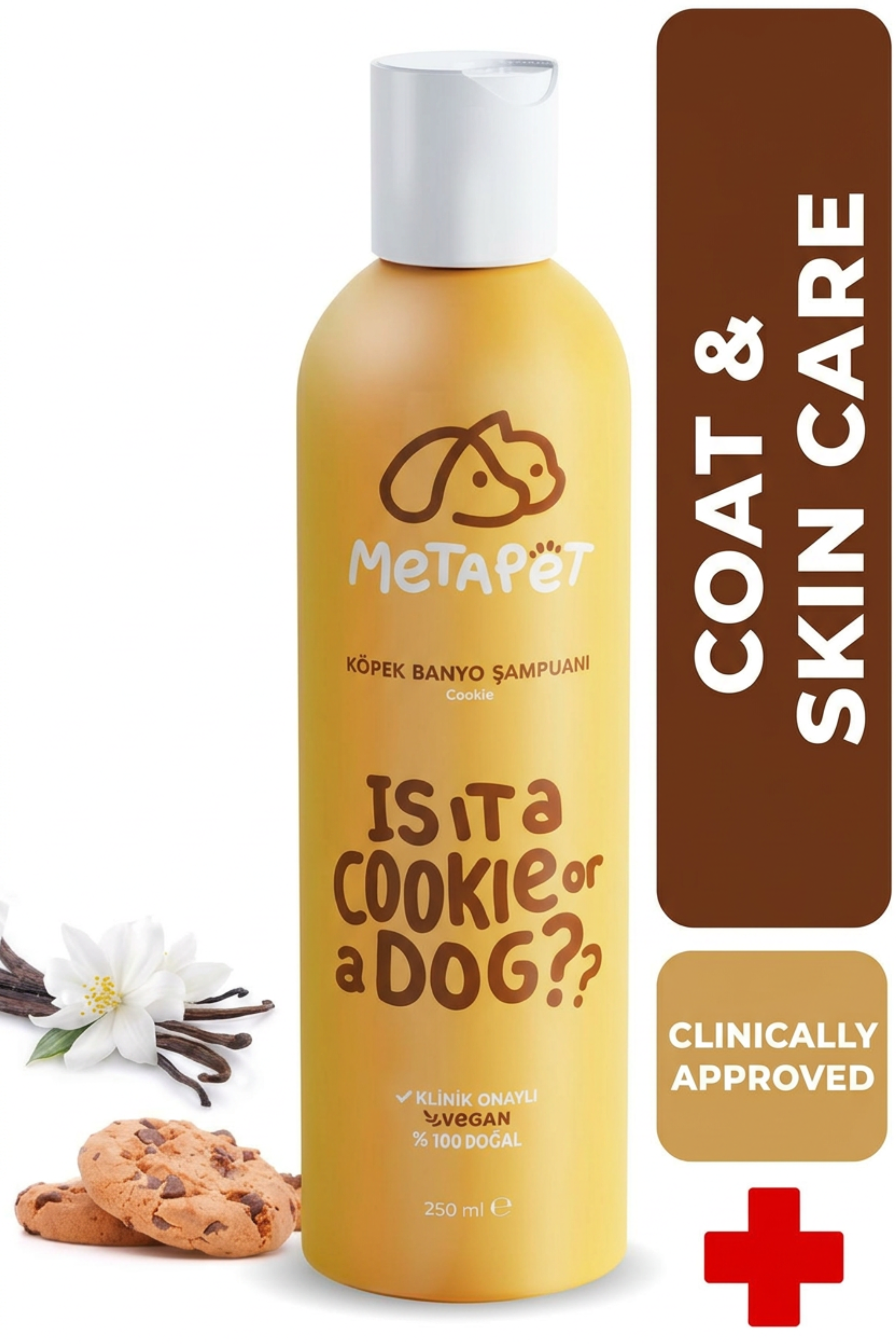 MetaPet pH-Balanced Bath Shampoo for Dogs (8.5 fl oz / 250 ml)