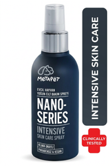 MetaPet Nano Silver intensive skin and wound care spray for cats and dogs, 150 ml bottle