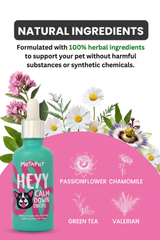 MetaPet Heyy Calm Down — Natural Calming Drops for Dogs (1.7 fl oz / 50 ml)