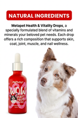 MetaPet Multivitamin Drops with D3 for Dogs (1.7 fl oz / 50 ml)
