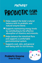 MetaPet Probiotic Drops for Cats (6.8 fl oz / 200 ml)