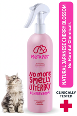 MetaPet No More Smelly Litterbox — Litter & Toilet Deodorizer Spray (13.5 fl oz / 400 ml)